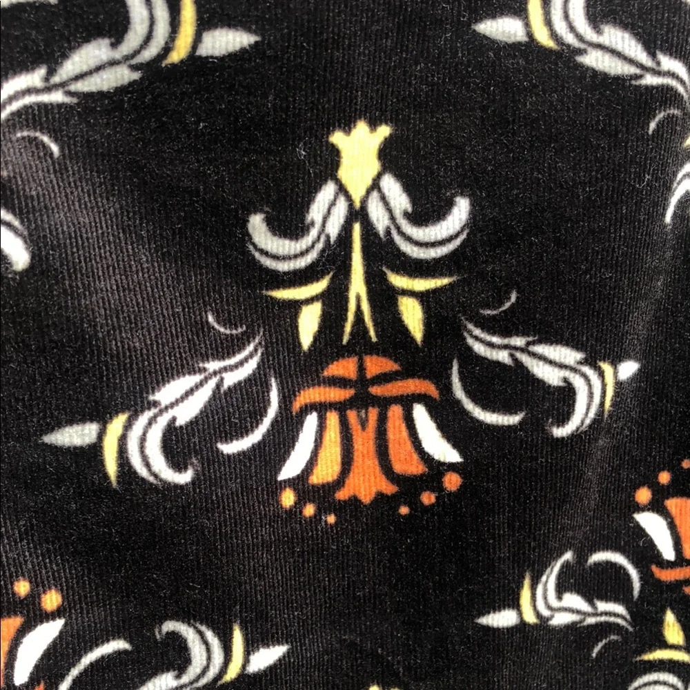 Free People Black and Orange Ruffled Mini Skirt - Picture 7 of 10